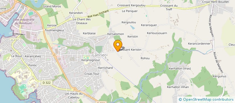 localisation de l'entreprise INDIVISION HUGOT DERVILLE à CONCARNEAU