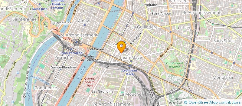 localisation de l'entreprise INDIVISION HUGUET ROBY  LYON