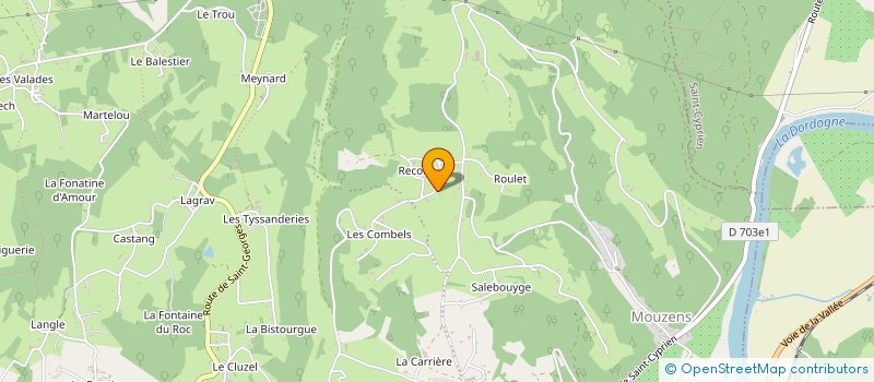 localisation de l'entreprise INDIVISION HUIEZ  COUX ET BIGAROQUE-MOUZENS