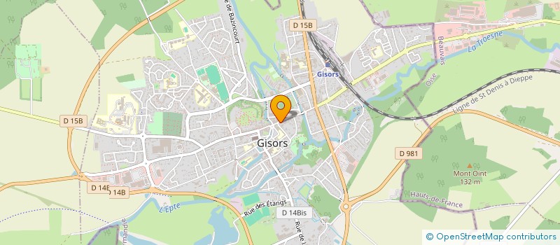 localisation de l'entreprise INDIVISION HUIN LANCON à GISORS