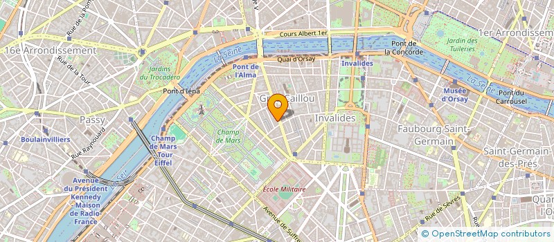 localisation de l'entreprise INDIVISION HULIN CARENSO TUBIANA à PARIS