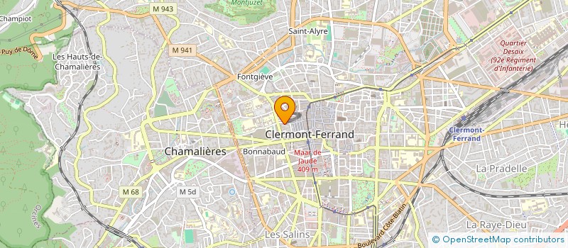 localisation de l'entreprise INDIVISION HULOT VAISSADE  CLERMONT-FERRAND