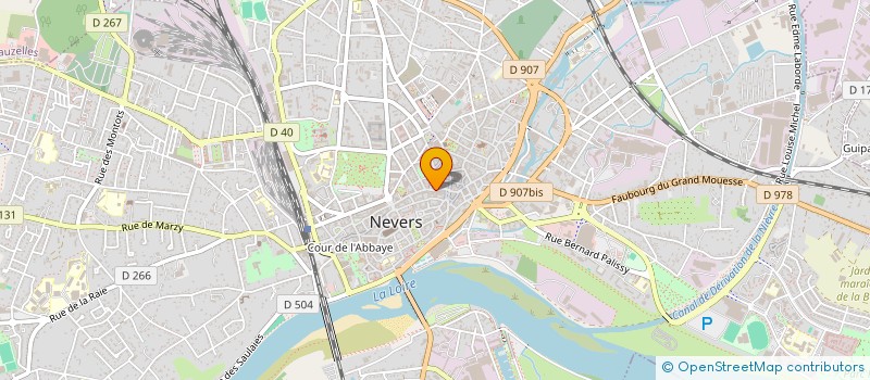 localisation de l'entreprise INDIVISION HUMBERT STEPHANE ET GOULET PERRINE à NEVERS