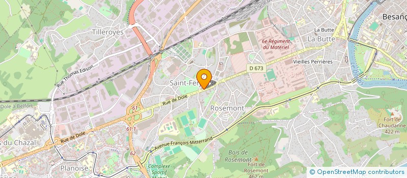 localisation de l'entreprise INDIVISION HUMBERT TRUISI à BESANCON