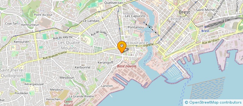 localisation de l'entreprise INDIVISION HUMBLOT KERNIN à BREST