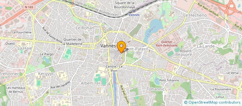 localisation de l'entreprise INDIVISION HUMEAU MAUDET à VANNES