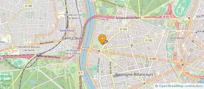 localisation de l'entreprise INDIVISION HUMEAU MISPELON à BOULOGNE-BILLANCOURT