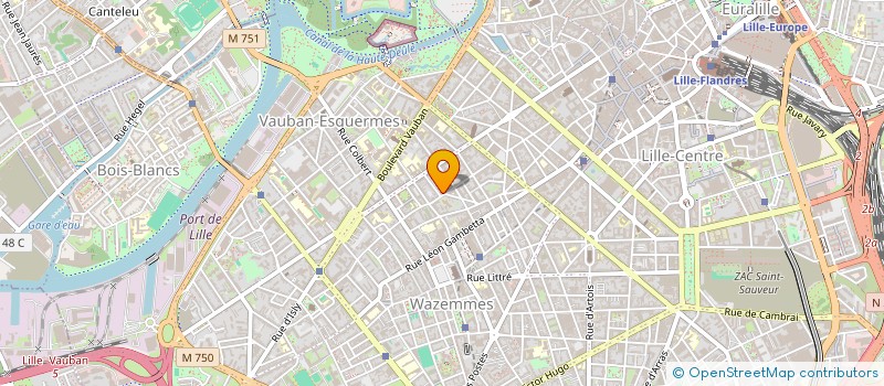 localisation de l'entreprise INDIVISION HUMEZ à LILLE