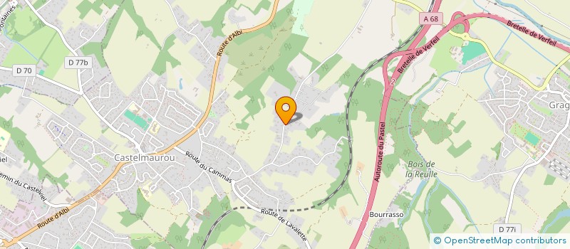 localisation de l'entreprise INDIVISION HUOT-GONZALEZ  CASTELMAUROU