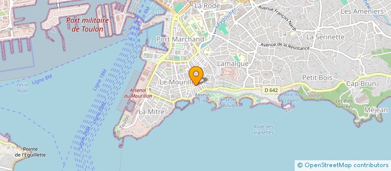 localisation de l'entreprise INDIVISION HURAULT  TOULON