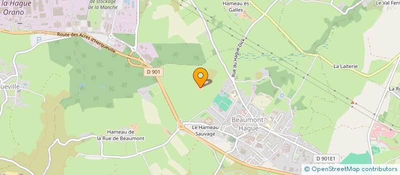 localisation de l'entreprise INDIVISION HUSNOT ANTHONY  LA HAGUE