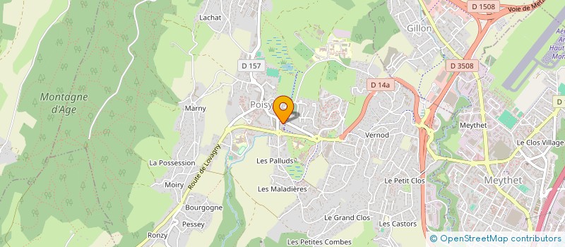 localisation de l'entreprise INDIVISION HUSTACHE BERRY  POISY