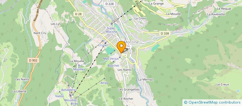 localisation de l'entreprise INDIVISION HUTCHON  MORZINE