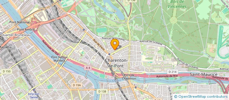 localisation de l'entreprise INDIVISION HUZAR  CHARENTON-LE-PONT