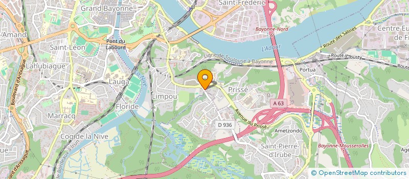 localisation de l'entreprise INDIVISION IBARLOSA-ROCHE à BAYONNE