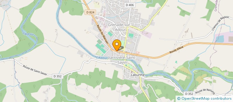 localisation de l'entreprise INDIVISION IBOS  GRENADE-SUR-L'ADOUR