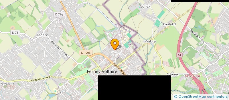 localisation de l'entreprise INDIVISION IBRAHIM ASHRAF ET YASMINA à FERNEY-VOLTAIRE