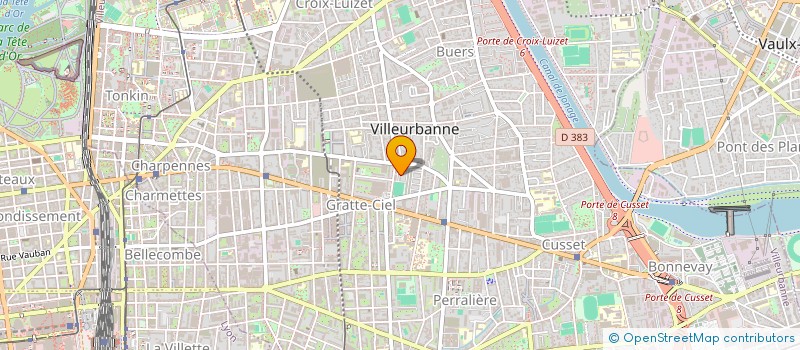 localisation de l'entreprise INDIVISION ILIEVA GUILLAUME  VILLEURBANNE