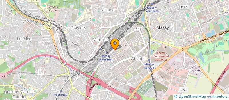 localisation de l'entreprise INDIVISION IMPEDOVO GANGLOFF à MASSY