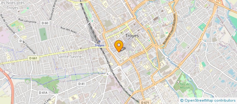 localisation de l'entreprise INDIVISION IRDEL à TROYES