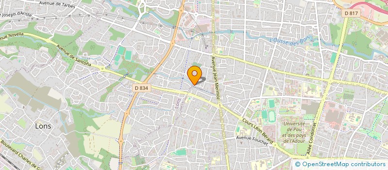 localisation de l'entreprise INDIVISION IRUMBERRY JANIN  LONS