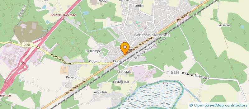 localisation de l'entreprise INDIVISION ISA REMI ET THIERRY  BENESSE-MAREMNE