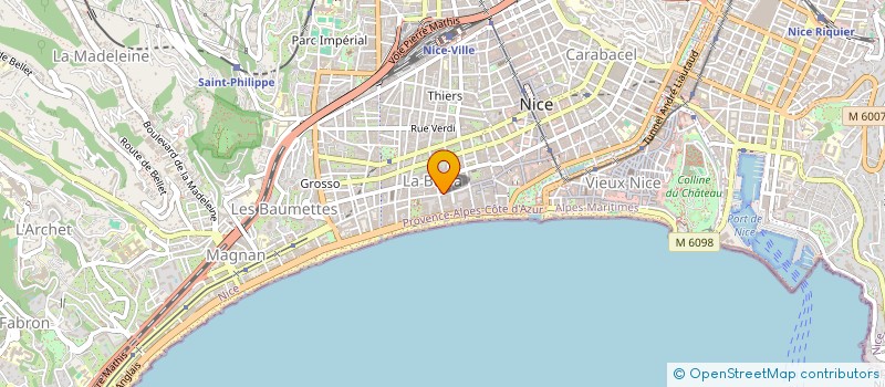 localisation de l'entreprise INDIVISION ISABELLE, PIERRE ET ARNAUD  NICE