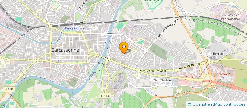 localisation de l'entreprise INDIVISION ISARD BERNUES à CARCASSONNE