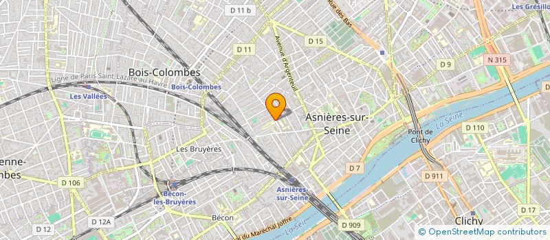 localisation de l'entreprise INDIVISION ISLER BLUM  ASNIERES-SUR-SEINE