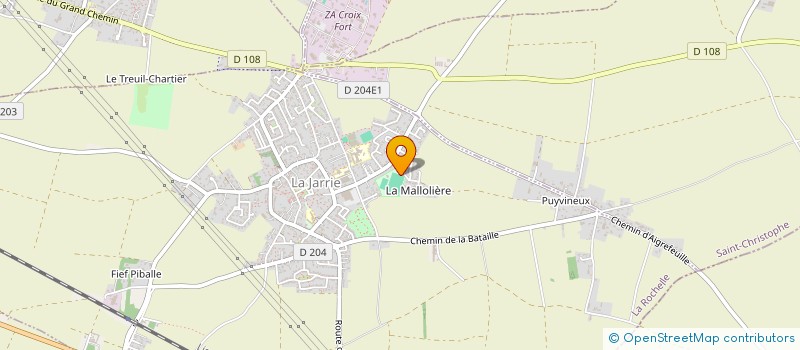 localisation de l'entreprise INDIVISION ISSA JEAN / BOUARD ALEXANNE  LA JARRIE