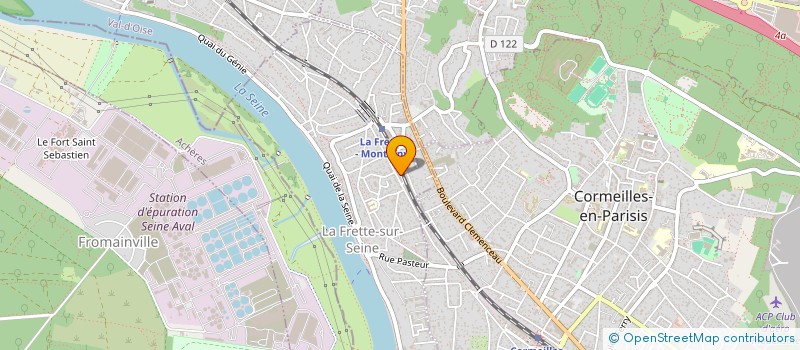 localisation de l'entreprise INDIVISION ISSAKA MUNIER  LA FRETTE-SUR-SEINE