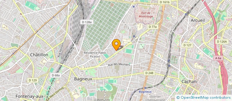 localisation de l'entreprise INDIVISION IUNG - CAURANT à BAGNEUX