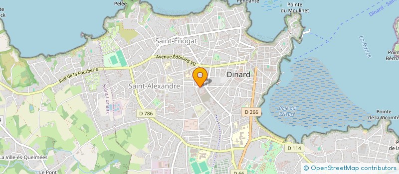 localisation de l'entreprise INDIVISION IZZI/ESTEVES  DINARD