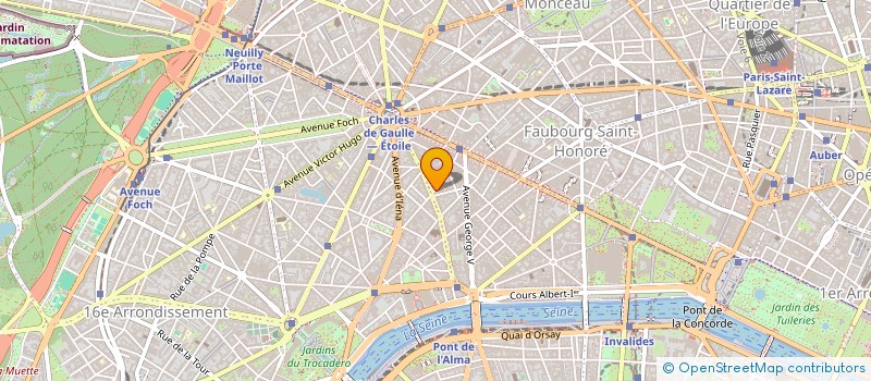 localisation de l'entreprise INDIVISION J.F L. DUFRESNE  PARIS