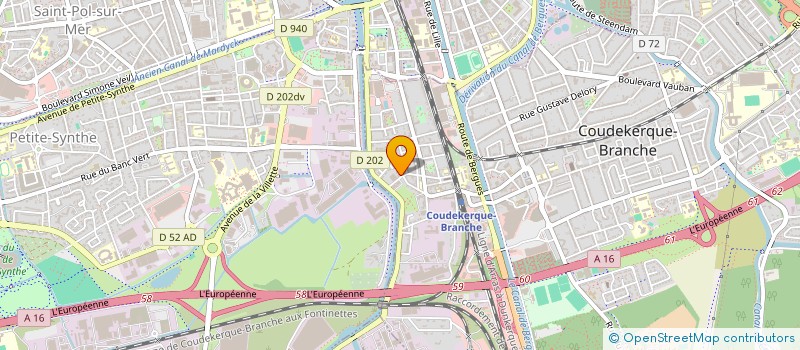 localisation de l'entreprise INDIVISION J J CALMEIN  COUDEKERQUE-BRANCHE