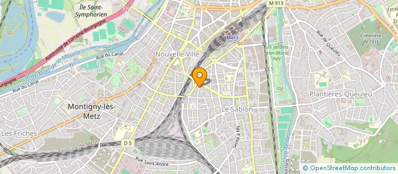 localisation de l'entreprise INDIVISION J TONDOWSKI ET J TONDEAU  METZ