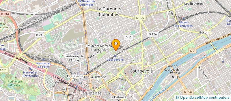 localisation de l'entreprise INDIVISION JACOBSON à COURBEVOIE
