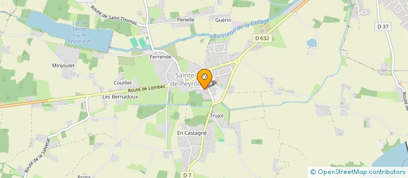 localisation de l'entreprise INDIVISION JACONELLI BUC  SAINTE-FOY-DE-PEYROLIERES