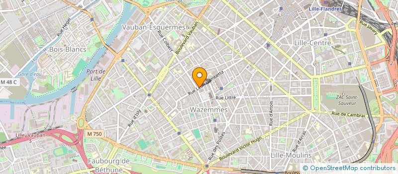 localisation de l'entreprise INDIVISION JACQMART à LILLE