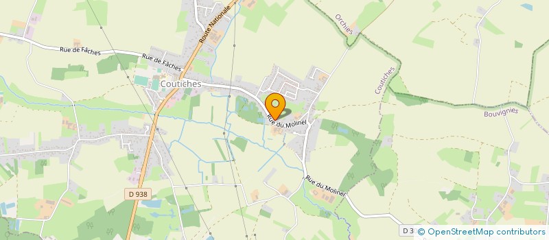 localisation de l'entreprise INDIVISION JACQUART BRUNO  COUTICHES