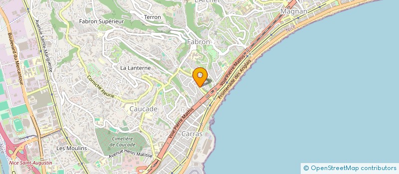 localisation de l'entreprise INDIVISION JACQUEL à NICE