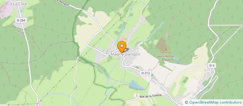 localisation de l'entreprise INDIVISION JACQUEMAIN COHEN  MAGNY-DANIGON