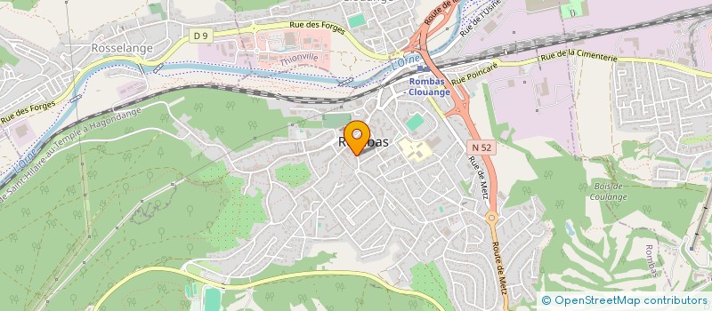 localisation de l'entreprise INDIVISION JACQUES  ROMBAS