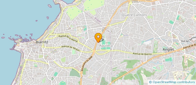 localisation de l'entreprise INDIVISION JACQUES ET BERNARD PORTET à BIARRITZ