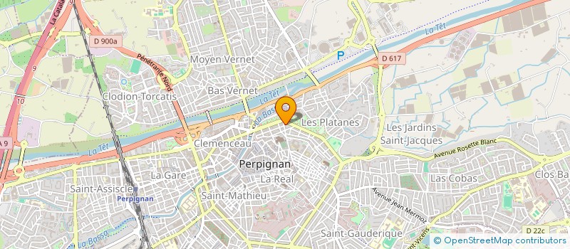 localisation de l'entreprise INDIVISION JACQUES ET BERNARD VIAL  PERPIGNAN