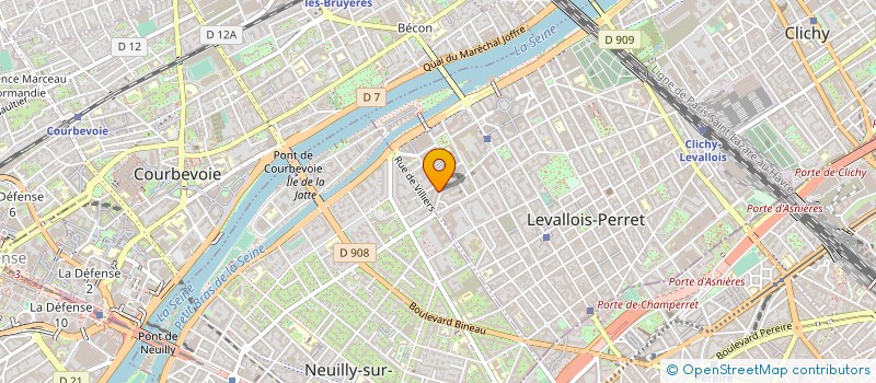localisation de l'entreprise INDIVISION JACQUET à LEVALLOIS-PERRET