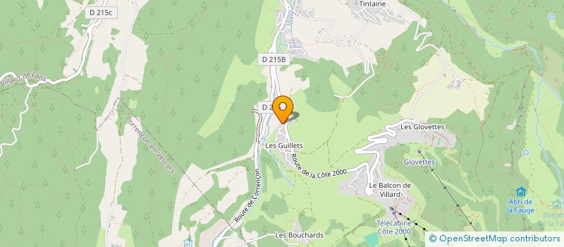 localisation de l'entreprise INDIVISION JACQUET GHISLAINE à VILLARD-DE-LANS