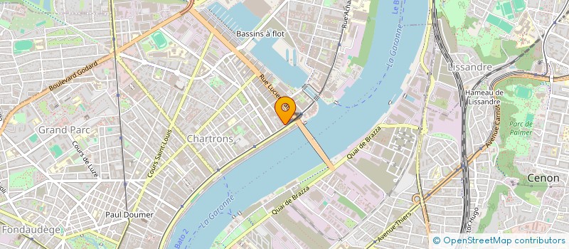 localisation de l'entreprise INDIVISION JACQUET LESCURE  BORDEAUX