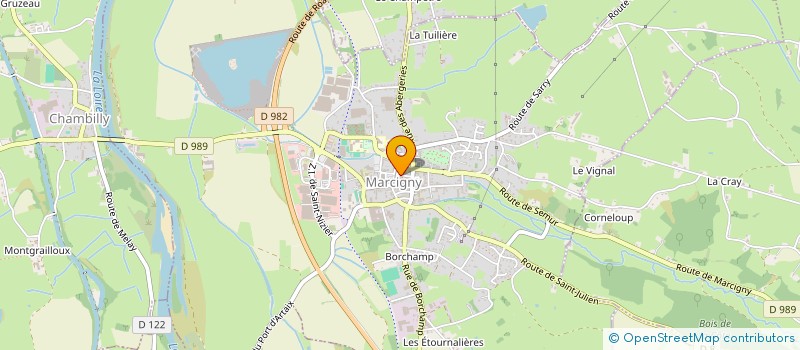 localisation de l'entreprise INDIVISION JACQUET MARTHE ET GERMAINE  MARCIGNY