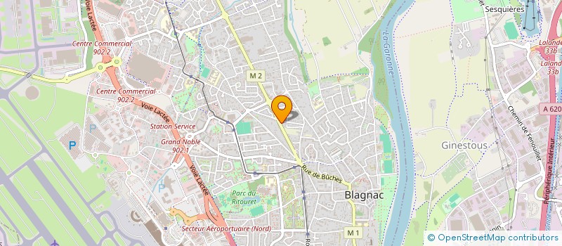 localisation de l'entreprise INDIVISION JACQUOT GOURDON  BLAGNAC